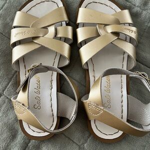 Salt Water Gold Sandals